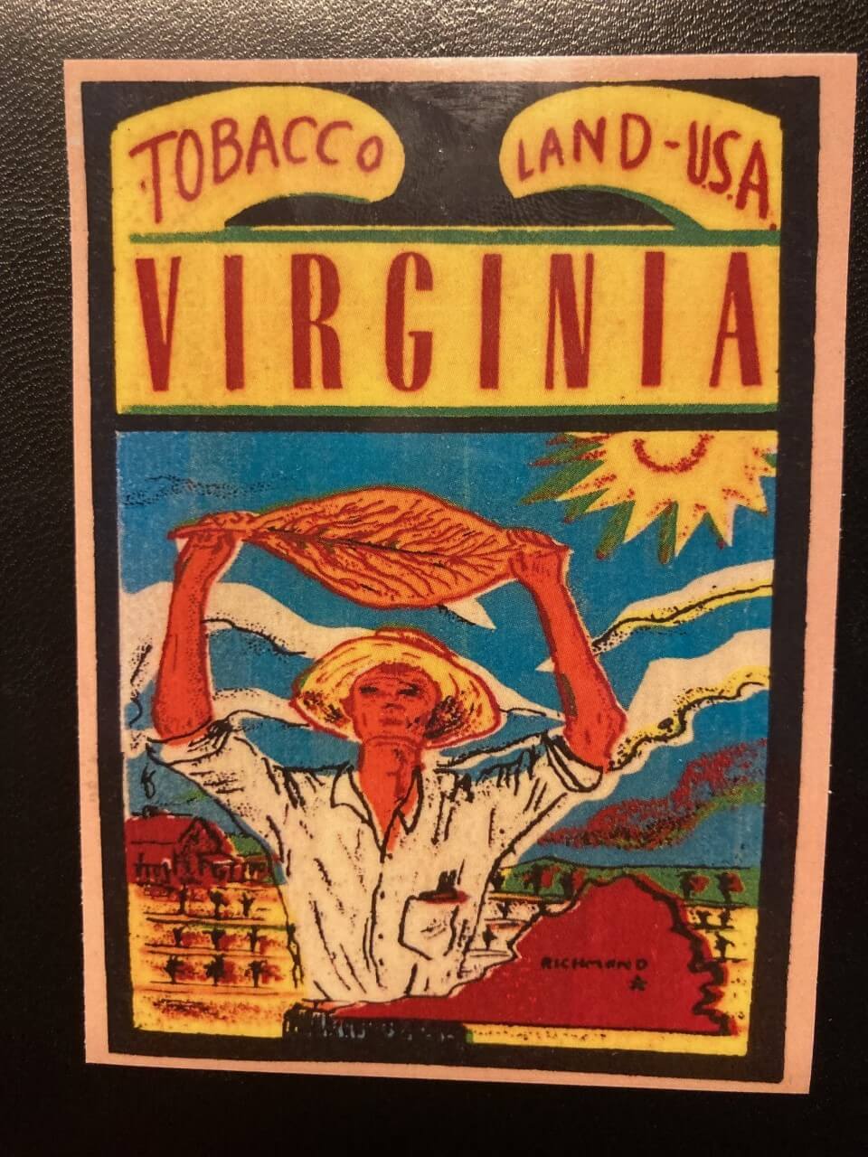 (image for) Virginia Vintage Vacation Sticker